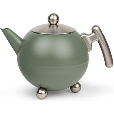 Bredemeijer, Teekanne, - Theepot Bella Ronde 1,2L Legergroen - dubbelwandig (101019) (1.20 l) Bredemeijer, Teekanne, - Theepot Bella Ronde 1,2L Legergroen - dubbelwandig (101019) (1.20 l)