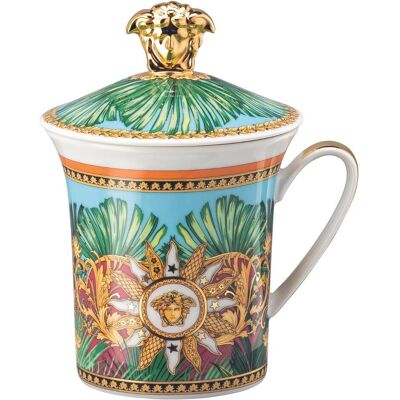 Versace Jungle Animalier - Becher mit Deckel / 30 Years, Tasse, Mehrfarbig Versace Jungle Animalier - Becher mit Deckel / 30 Years, Tasse, Mehrfarbig