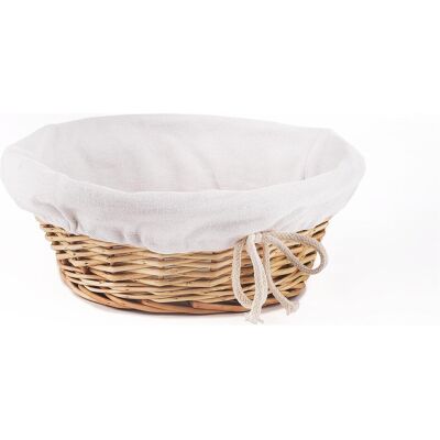 6x Adam Schmidt Schale Vollweide hell mit Stoffüberschlag Ø23cm, Brotaufbewahrung, Beige 6x Adam Schmidt Schale Vollweide hell mit Stoffüberschlag Ø23cm, Brotaufbewahrung, Beige