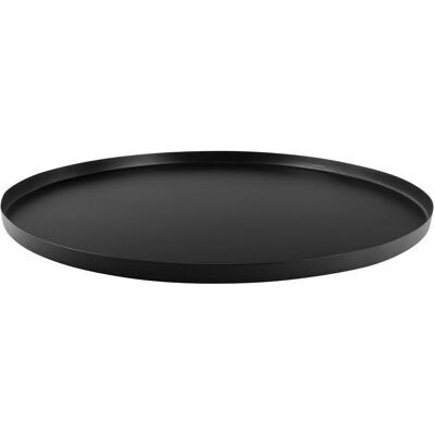 Present Time Schwarzer runder Metalltablett - Tablett 39,5cm Present Time Schwarzer runder Metalltablett - Tablett 39,5cm
