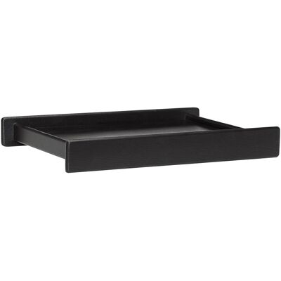 Hübsch, Tablett, Less Tablett Schwarz Hübsch, Tablett, Less Tablett Schwarz
