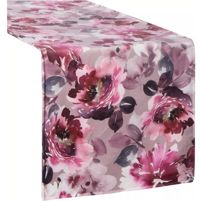 Eurofirany, Tischdecke, CHO/VELVET/1 35X180 PUDE+ROT (180 x 35 cm) Eurofirany, Tischdecke, CHO/VELVET/1 35X180 PUDE+ROT (180 x 35 cm)