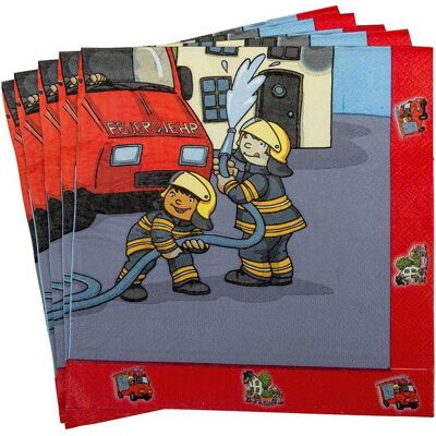 Tib, Servietten, 20 Servietten Feuerwehr 33x33cm 3-lagig (20 Stk., 33 x 33 cm) Tib, Servietten, 20 Servietten Feuerwehr 33x33cm 3-lagig (20 Stk., 33 x 33 cm)