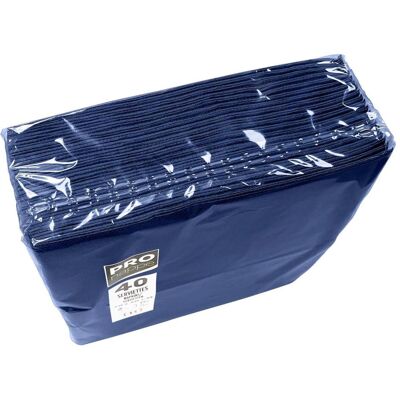 PROnappe, Servietten, Servietten marineblau 2-lagig 38,0 x 38,0 cm, 40 St. (40 Stk., 38 x 38 cm) PROnappe, Servietten, Servietten marineblau 2-lagig 38,0 x 38,0 cm, 40 St. (40 Stk., 38 x 38 cm)