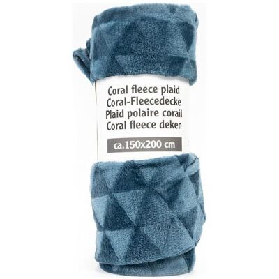 Decke, Decke 150x200cm (Marineblau) (Muster 02) (200 x 150 cm) Decke, Decke 150x200cm (Marineblau) (Muster 02) (200 x 150 cm)