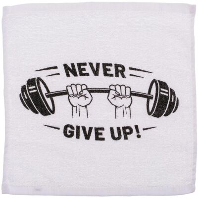 Out of the blue, Handtücher, Magisches Handtuch Fitness Never Give Up! (30 x 30 cm) Out of the blue, Handtücher, Magisches Handtuch Fitness Never Give Up! (30 x 30 cm)