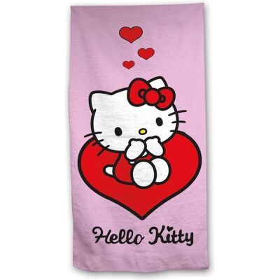 Hello Kitty, Strandtuch, Strandtuch Herz - 70 x 140 cm (140 x 70 cm) Hello Kitty, Strandtuch, Strandtuch Herz - 70 x 140 cm (140 x 70 cm)