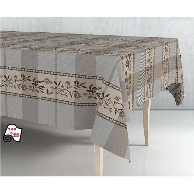 Exma, Tischdecke, Tischdeckenrolle Gummi Braun Beige Klassich 140 cm x 25 m Exma, Tischdecke, Tischdeckenrolle Gummi Braun Beige Klassich 140 cm x 25 m