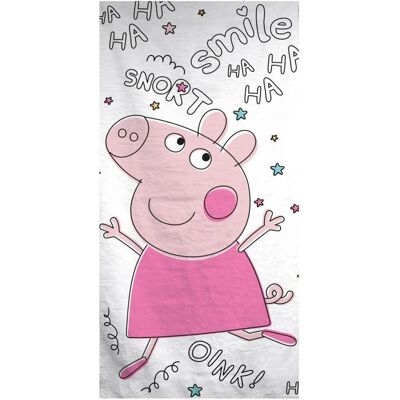 Peppa Pig Strandtuch - 70x140cm, Baumwolle, Anthrazit Peppa Pig Strandtuch - 70x140cm, Baumwolle, Anthrazit