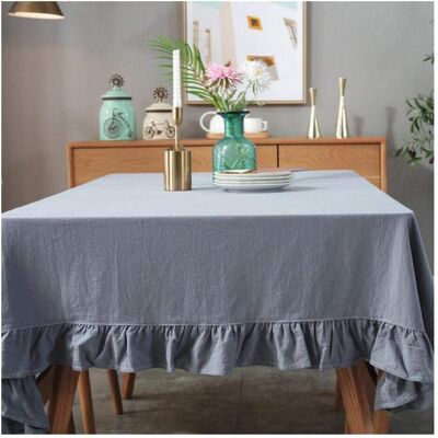 Yeastar, Tischdecke, ZLEW Rectangular Lace Tischdecke 4 Farben Tischdecke Rectangular Cotton Linen Tischdecke = T Yeastar, Tischdecke, ZLEW Rectangular Lace Tischdecke 4 Farben Tischdecke Rectangular Cotton Linen Tischdecke = T