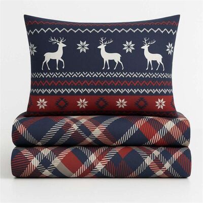L'essentiel, Decke, Xmas Deer Plaid King Quilt Cover Set FR (220 x 240 cm) L'essentiel, Decke, Xmas Deer Plaid King Quilt Cover Set FR (220 x 240 cm)