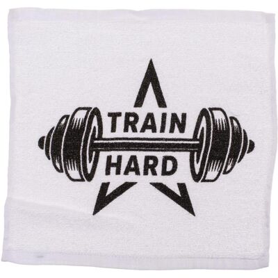 Out of the blue, Handtücher, Magisches Handtuch Fitness Train Hard (30 x 30 cm) Out of the blue, Handtücher, Magisches Handtuch Fitness Train Hard (30 x 30 cm)