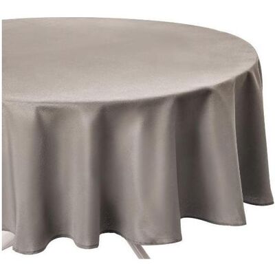 Atmosphera Beigefarbene Rundtischdecke - Fleckenabweisend, 180cm Atmosphera Beigefarbene Rundtischdecke - Fleckenabweisend, 180cm
