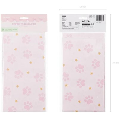 Partydeco, Tischdecke, Tischdecke Pfoten 180 x 120 cm, Rosa (180 x 120 cm) Partydeco, Tischdecke, Tischdecke Pfoten 180 x 120 cm, Rosa (180 x 120 cm)
