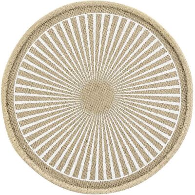 Casativo, Tischset, Rundes Tischset aus Jute (1 Stk., 38 cm) Casativo, Tischset, Rundes Tischset aus Jute (1 Stk., 38 cm)