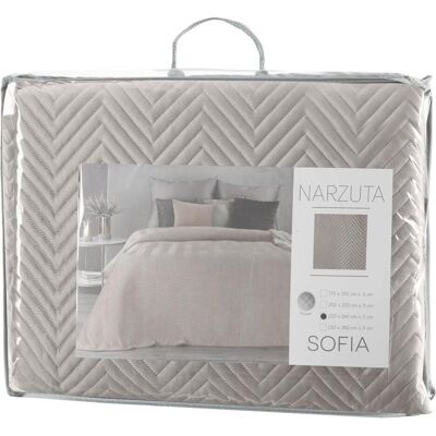 Eurofirany, Decke, CHON / SOFIA / BEIGE 220X240 BEIGE (220 x 220 cm) Eurofirany, Decke, CHON / SOFIA / BEIGE 220X240 BEIGE (220 x 220 cm)