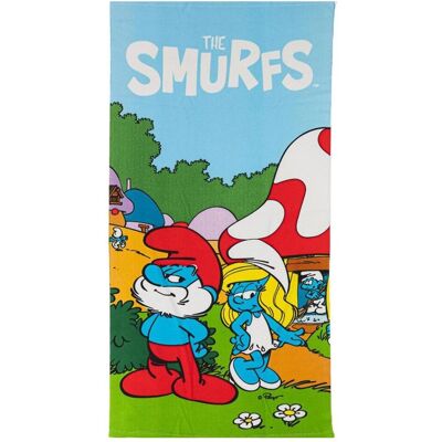 Aymax, Strandtuch, Smurfen Strandlaken - 70x140 cm (140 x 70 cm) Aymax, Strandtuch, Smurfen Strandlaken - 70x140 cm (140 x 70 cm)