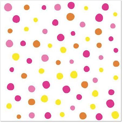 Papstar, Servietten, Colourful Dots (30 Stk., 33 x 33 cm) Papstar, Servietten, Colourful Dots (30 Stk., 33 x 33 cm)