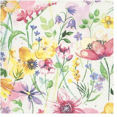 Magni, Servietten, Serviette 33x33cm FSC-Mix Flower meadow (1 Stk., 33 x 33 cm) Magni, Servietten, Serviette 33x33cm FSC-Mix Flower meadow (1 Stk., 33 x 33 cm)