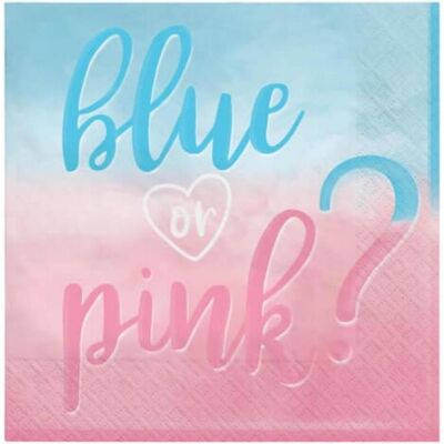 Amscan, Servietten, Baby Shower Surprise (1 Stk., 16 x 16.50 cm) Amscan, Servietten, Baby Shower Surprise (1 Stk., 16 x 16.50 cm)