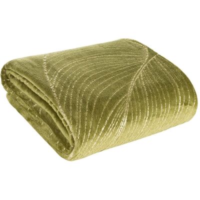 Eurofirany, Decke, DECKE/BLANCA/3 150X200 OLIVE+GOLD (200 x 150 cm) Eurofirany, Decke, DECKE/BLANCA/3 150X200 OLIVE+GOLD (200 x 150 cm)