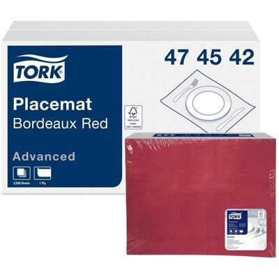 Tork, Tischset, Papier-Tischsets für den Tisch, kastanienbraun – 500 Stück Tork, Tischset, Papier-Tischsets für den Tisch, kastanienbraun – 500 Stück