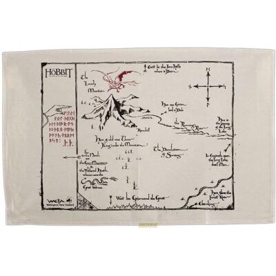 Weta Workshop, Geschirrtuch, Le Hobbit torchons Thorins Map 72 cm (72 x 50 cm) Weta Workshop, Geschirrtuch, Le Hobbit torchons Thorins Map 72 cm (72 x 50 cm)