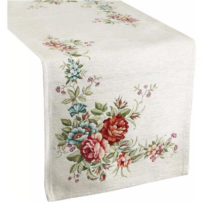 Eurofirany, Tischdecke, SZE/CHO/1233/NAT 40X100+/-5% (100 x 40 cm) Eurofirany, Tischdecke, SZE/CHO/1233/NAT 40X100+/-5% (100 x 40 cm)