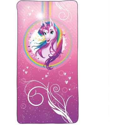 Roth Kinder-Badetuch Einhorn - 60x120cm Mikrofasertuch Roth Kinder-Badetuch Einhorn - 60x120cm Mikrofasertuch