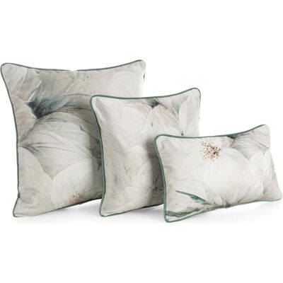 Eurofirany, Dekokissen, EVA MINGE EVA 1 Kissen aus luxuriösem Samt mit Designerdruck und Paspelierung an den Rändern 30 x 50 (50 x 30 cm) Eurofirany, Dekokissen, EVA MINGE EVA 1 Kissen aus luxuriösem Samt mit Designerdruck und Paspelierung an den Rändern 30 x 50 (50 x 30 cm)