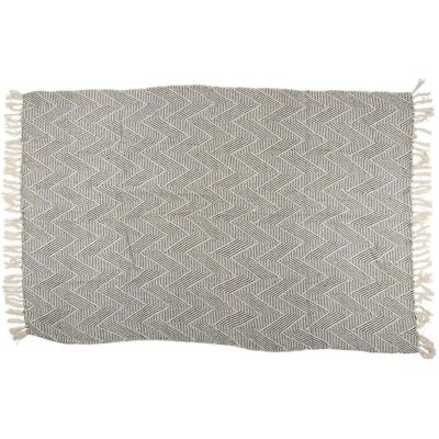 Arti Casa, Decke, Kariert Schwarz 340GSM (130 x 170 cm) Arti Casa, Decke, Kariert Schwarz 340GSM (130 x 170 cm)