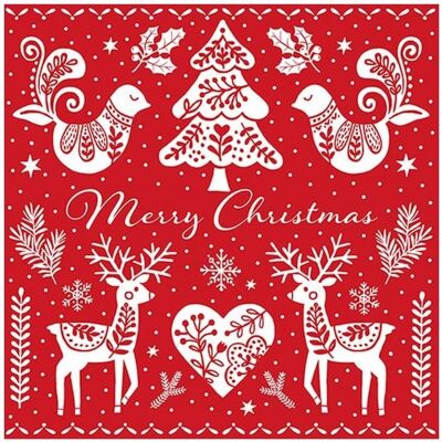 Braun + Company, Servietten, Servietten 33x33cm 20er Pg, Atelier Weihnachtsfolklore (20 Stk., 33 x 33 cm) Braun + Company, Servietten, Servietten 33x33cm 20er Pg, Atelier Weihnachtsfolklore (20 Stk., 33 x 33 cm)