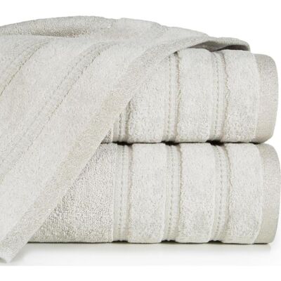 Eurofirany, Handtücher, Handtuch 30x50 cm Baumwolle Beige Farbe mit glänzend 500 g/m2 Ruhm 1 (30 x 50 cm) Eurofirany, Handtücher, Handtuch 30x50 cm Baumwolle Beige Farbe mit glänzend 500 g/m2 Ruhm 1 (30 x 50 cm)