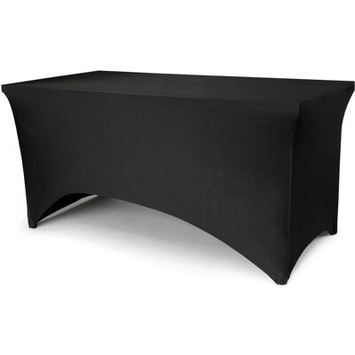 vidaXL, Möbelbezug + Möbelschutz, Banketttischhusse 183x76x74cm schwarz (183 x 183 x 76 cm) vidaXL, Möbelbezug + Möbelschutz, Banketttischhusse 183x76x74cm schwarz (183 x 183 x 76 cm)