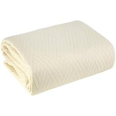 Eurofirany Unisex Tagesdecke - 200x220cm - Creme Eurofirany Unisex Tagesdecke - 200x220cm - Creme