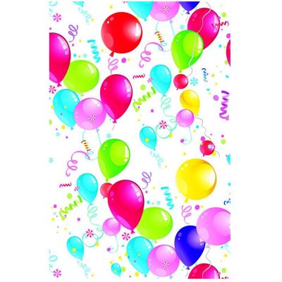 Iris, Tischdecke, Ballon Party Papier Tischdecke 120x180 cm (180 x 120 cm) Iris, Tischdecke, Ballon Party Papier Tischdecke 120x180 cm (180 x 120 cm)