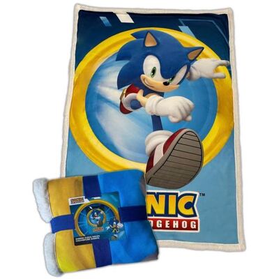 Lyo, Decke, FRANCE Sonic The Hedgehog Sherpa Blanket (100 x 150 cm) Lyo, Decke, FRANCE Sonic The Hedgehog Sherpa Blanket (100 x 150 cm)