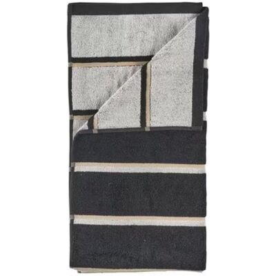 Zone Denmark, Handtücher, Handtuch 50 x 100 cm Schwarz/Weichgrau/Kamel (50 x 100 cm) Zone Denmark, Handtücher, Handtuch 50 x 100 cm Schwarz/Weichgrau/Kamel (50 x 100 cm)