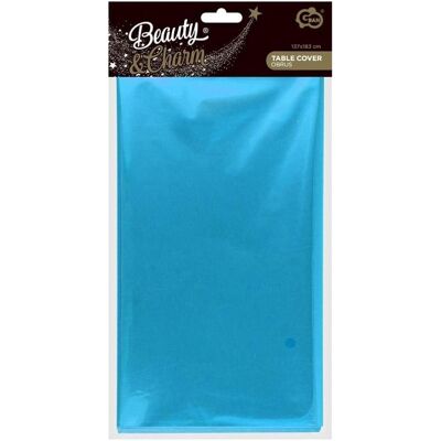 GoDan, Tischdecke, Folientischdecke, Metallic-Hellblau, 137 x 183 cm (183 x 137 cm) GoDan, Tischdecke, Folientischdecke, Metallic-Hellblau, 137 x 183 cm (183 x 137 cm)