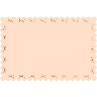 Partydeco, Tischdecke, Nappe en papier rose avec Noeuds dorés 180 x 120 cm (180 x 120 cm) Partydeco, Tischdecke, Nappe en papier rose avec Noeuds dorés 180 x 120 cm (180 x 120 cm)