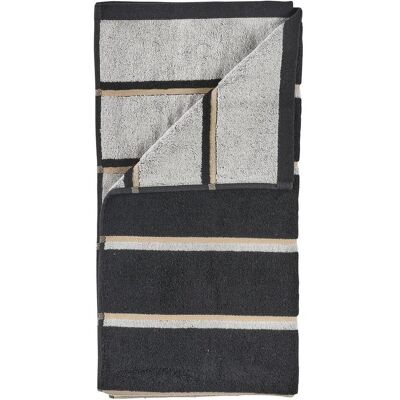 Zone Denmark, Handtücher, Duschtuch 70 x 140 cm Schwarz/Weich Grau/Kamel (70 x 140 cm) Zone Denmark, Handtücher, Duschtuch 70 x 140 cm Schwarz/Weich Grau/Kamel (70 x 140 cm)