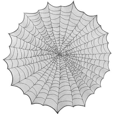 Partydeco Spinnennetz-Tischdecke 124 cm Partydeco Spinnennetz-Tischdecke 124 cm