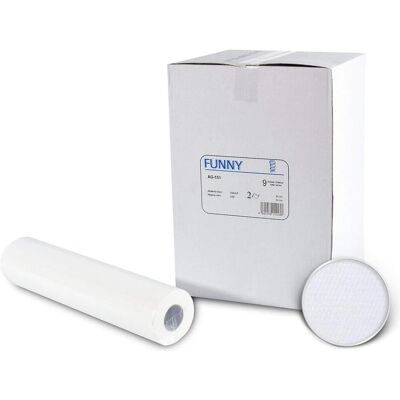 Funny Krycí Rolle aus Zellstoff - 2-lagig - 50 cm - 9 Rollen - Papierrollen Funny Krycí Rolle aus Zellstoff - 2-lagig - 50 cm - 9 Rollen - Papierrollen