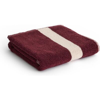 HAY, Handtücher, - Stripe Hand Towel - W40 x L60 cm - Burgundy (40 x 60 cm) HAY, Handtücher, - Stripe Hand Towel - W40 x L60 cm - Burgundy (40 x 60 cm)