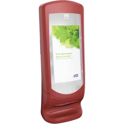 Tork, Servietten, Serviettenspender Xpressnap Steh-/Wandspender Kunststoff rot (1 Stk., 23.50 x 23.50 cm) Tork, Servietten, Serviettenspender Xpressnap Steh-/Wandspender Kunststoff rot (1 Stk., 23.50 x 23.50 cm)