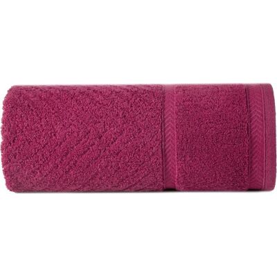 Eurofirany, Handtücher, REINA LINE Baumwollhandtuch mit Zickzackmuster und glattem Rand, 500 g/m2, 50 x 90 cm (50 x 90 cm) Eurofirany, Handtücher, REINA LINE Baumwollhandtuch mit Zickzackmuster und glattem Rand, 500 g/m2, 50 x 90 cm (50 x 90 cm)