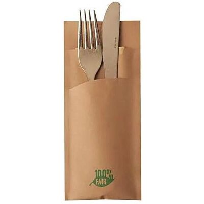Papstar, Servietten, 100% Fair (520 Stk., 33 x 33 cm) Papstar, Servietten, 100% Fair (520 Stk., 33 x 33 cm)