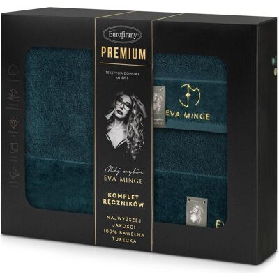 Eurofirany, Handtücher, EVA MINGE Set aus GAJA-Handtüchern in eleganter Verpackung, perfekt als Geschenk, 550 g/m2, 30 x 50 (30x50 cm) Eurofirany, Handtücher, EVA MINGE Set aus GAJA-Handtüchern in eleganter Verpackung, perfekt als Geschenk, 550 g/m2, 30 x 50 (30x50 cm)