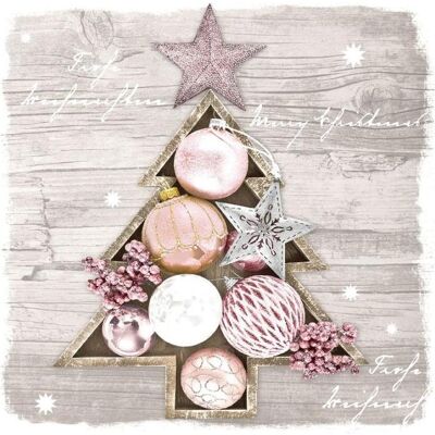 Paper + Design, Servietten, Servietten framed baubles (20 Stk., 33 x 33 cm) Paper + Design, Servietten, Servietten framed baubles (20 Stk., 33 x 33 cm)
