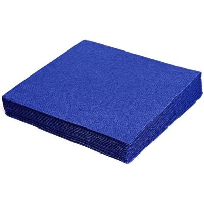 Alpine Professional, Servietten, Dark Blue 1-Ply Napkins 33x33cm - Pack of 100 (100 Stk., 33 x 33 cm) Alpine Professional, Servietten, Dark Blue 1-Ply Napkins 33x33cm - Pack of 100 (100 Stk., 33 x 33 cm)